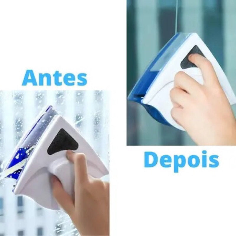Limpador Magnético para Limpeza de Janelas de Aquário