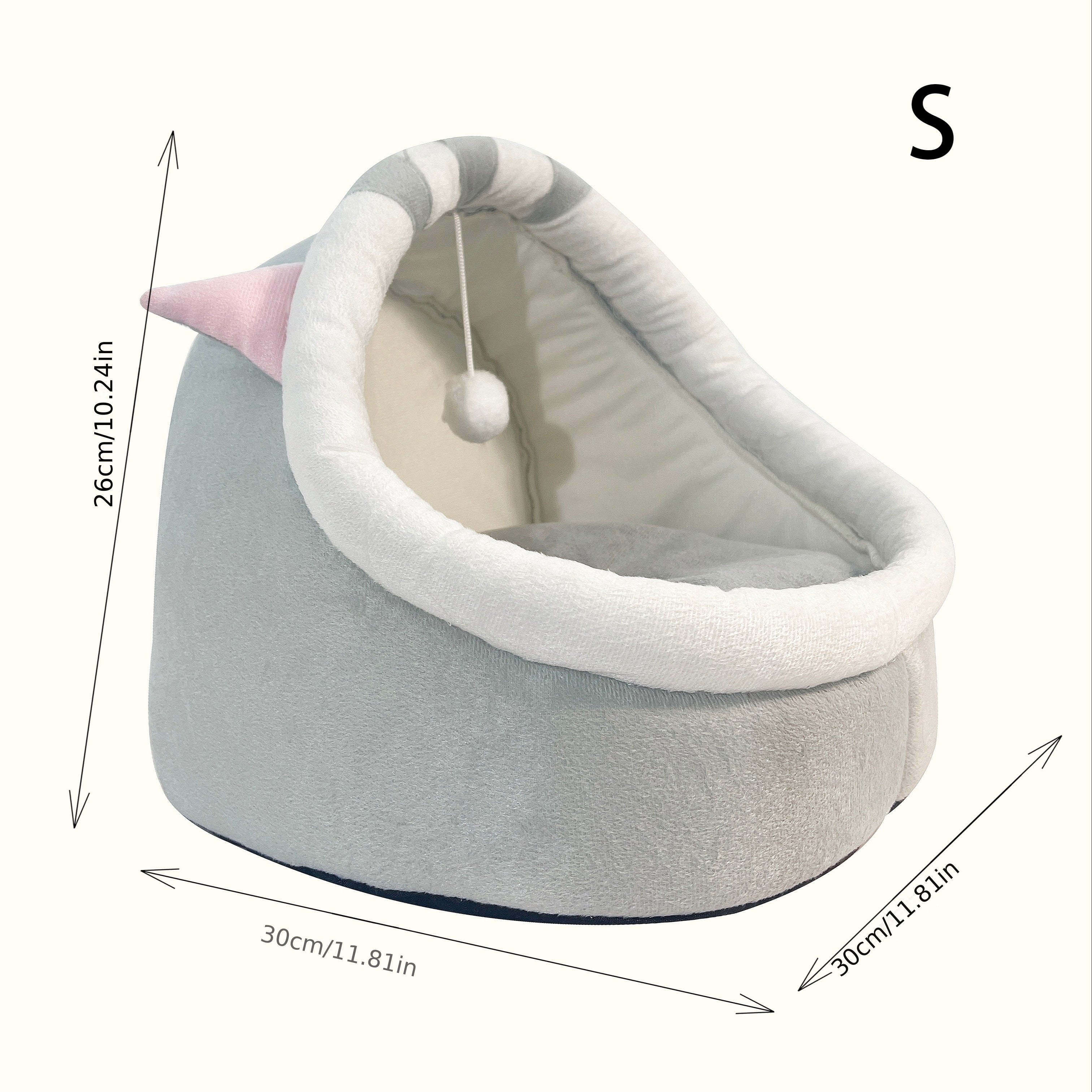Caminha fofa para gatos, tapete macio para gatinhos, casinha confortável para gatos, cesta respirável para gatos dormirem, adequada para gatos de grande, médio e pequeno porte, para uso durante todo o ano.