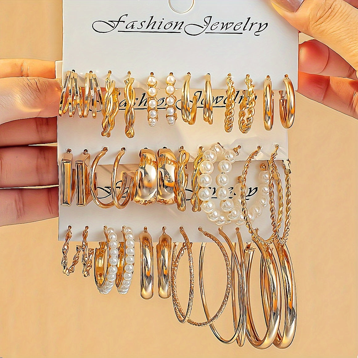 Brincos circulares elegantes