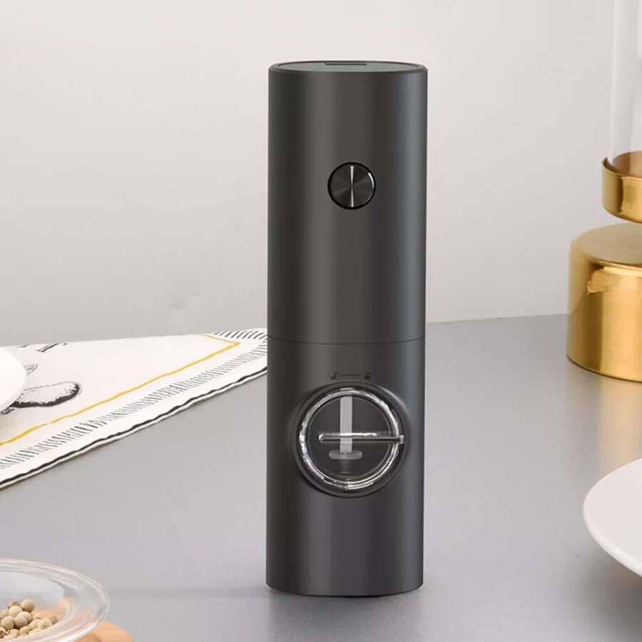 Melhor moedor elétrico automático de sal, pimenta e especiarias com ajuste de moagem.