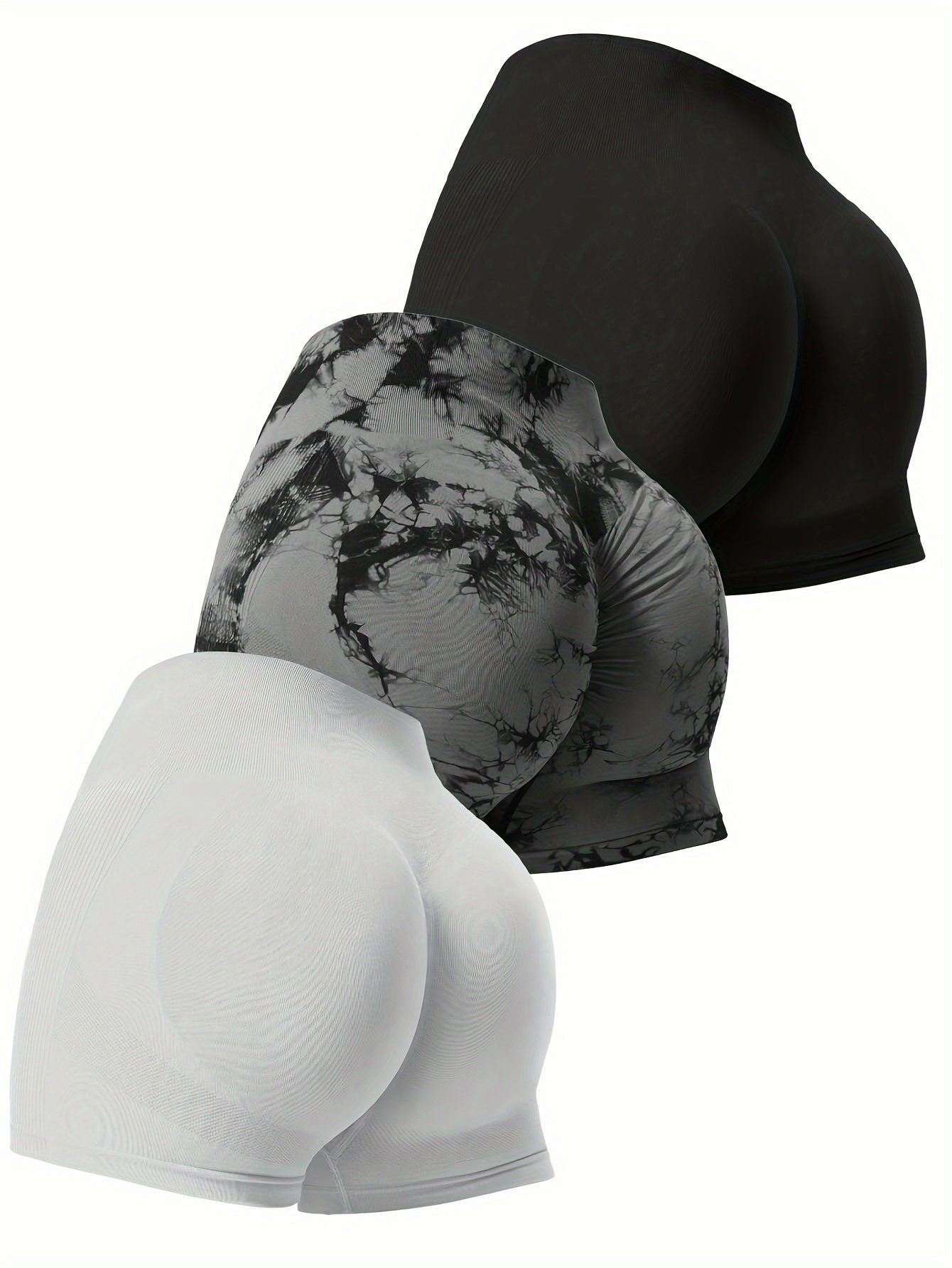 Conjunto de 3 peças de shorts