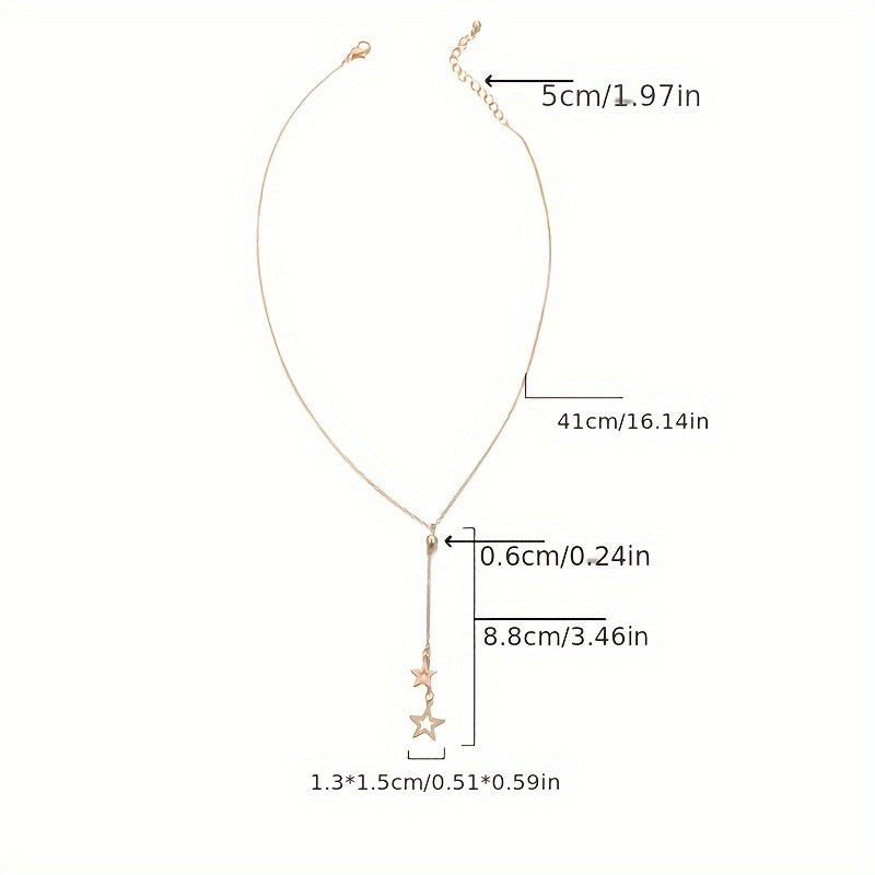Colar feminino étnico e minimalista com pingente de liga metálica em formato de círculo e haste, corrente única