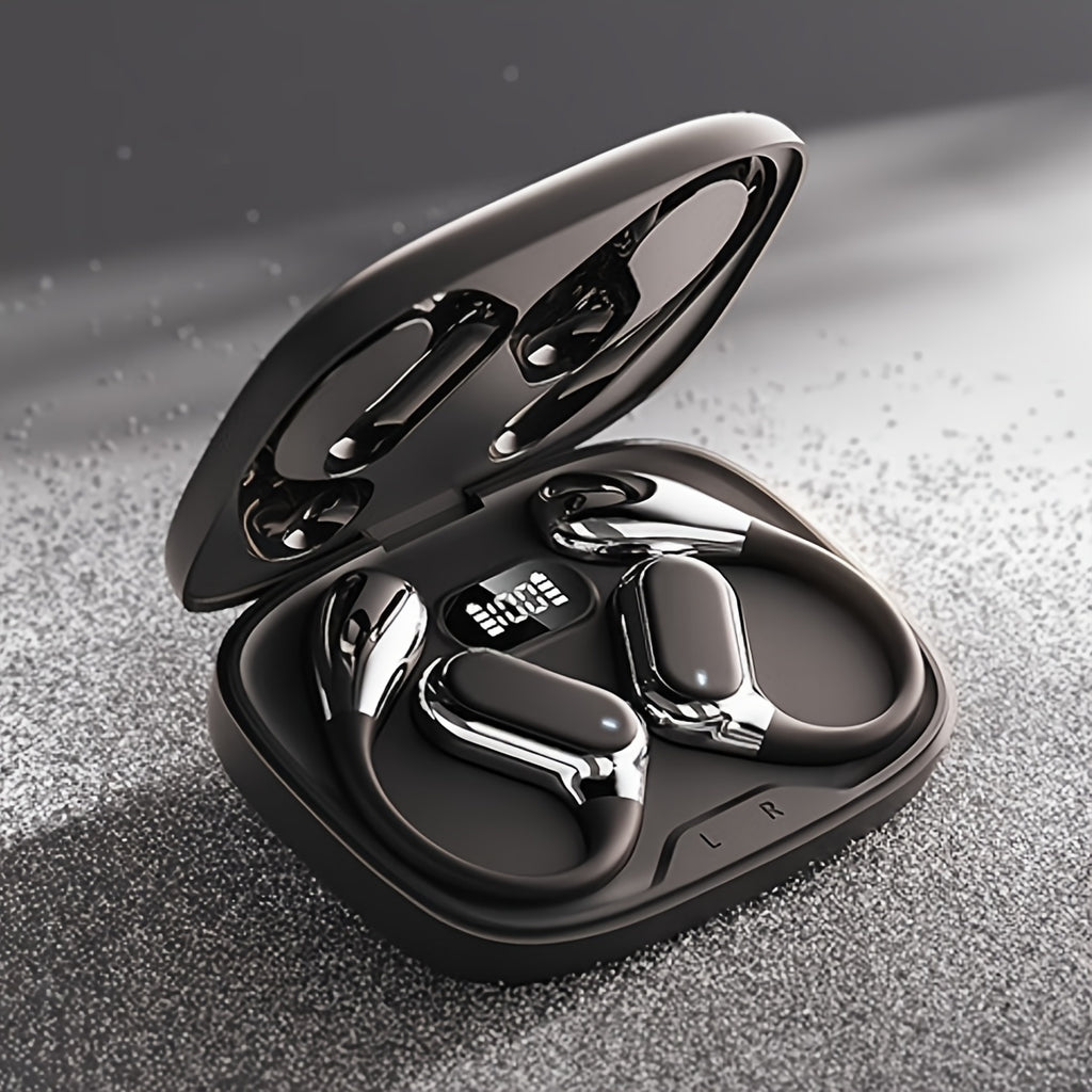 Novo fone de ouvido sem fio Senyang True Wireless On-ear para música, graves Hi-Fi, som estéreo 9D, chamadas em HD, compatível com Android e iPhone, fones de ouvido esportivos, fones de ouvido inteligentes