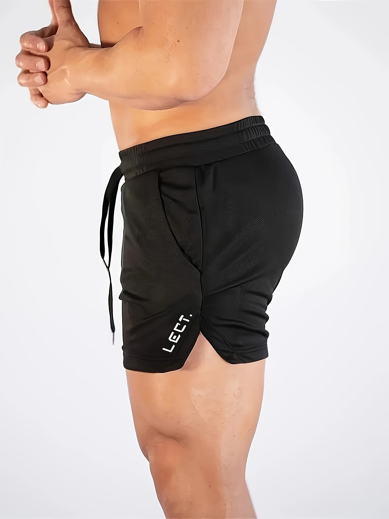 Calções de Treino Brothers Fitness Masculinos – Secagem Rápida, Corte Justo (3/4)