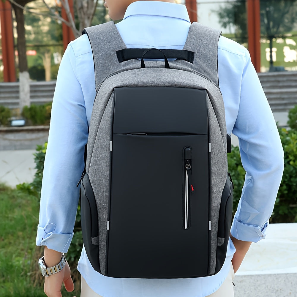 Mochila para laptop, bolsa de viagem executiva antifurto, adequada para homens e mulheres, projetada para laptops de 15,6 polegadas.