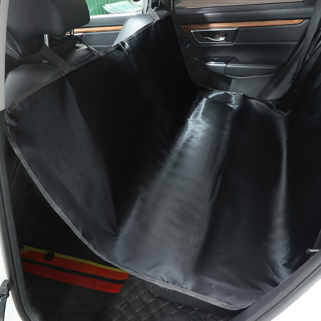 Capa de poliéster durável para banco de carro de cachorro - Resistente a manchas e poeira, capa impermeável para proteção do banco traseiro - Adequada para raças de grande a pequeno porte.