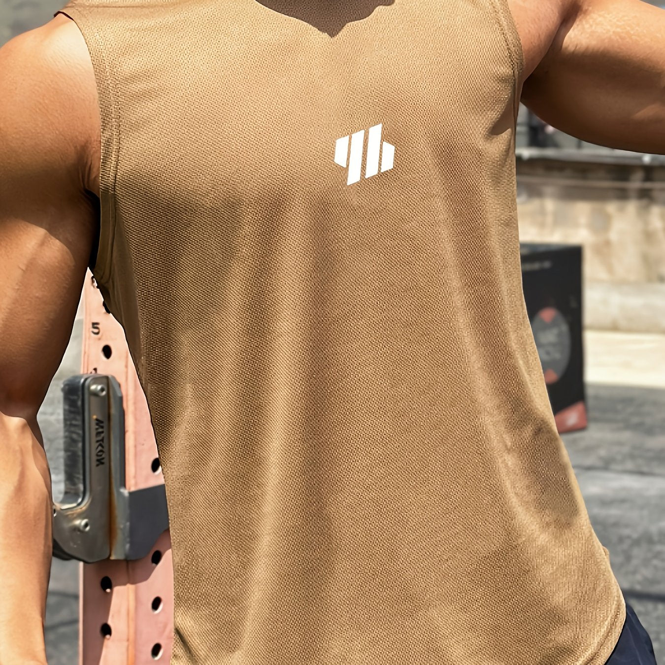 Regata esportiva masculina de verão, respirável e com estampa em tela.