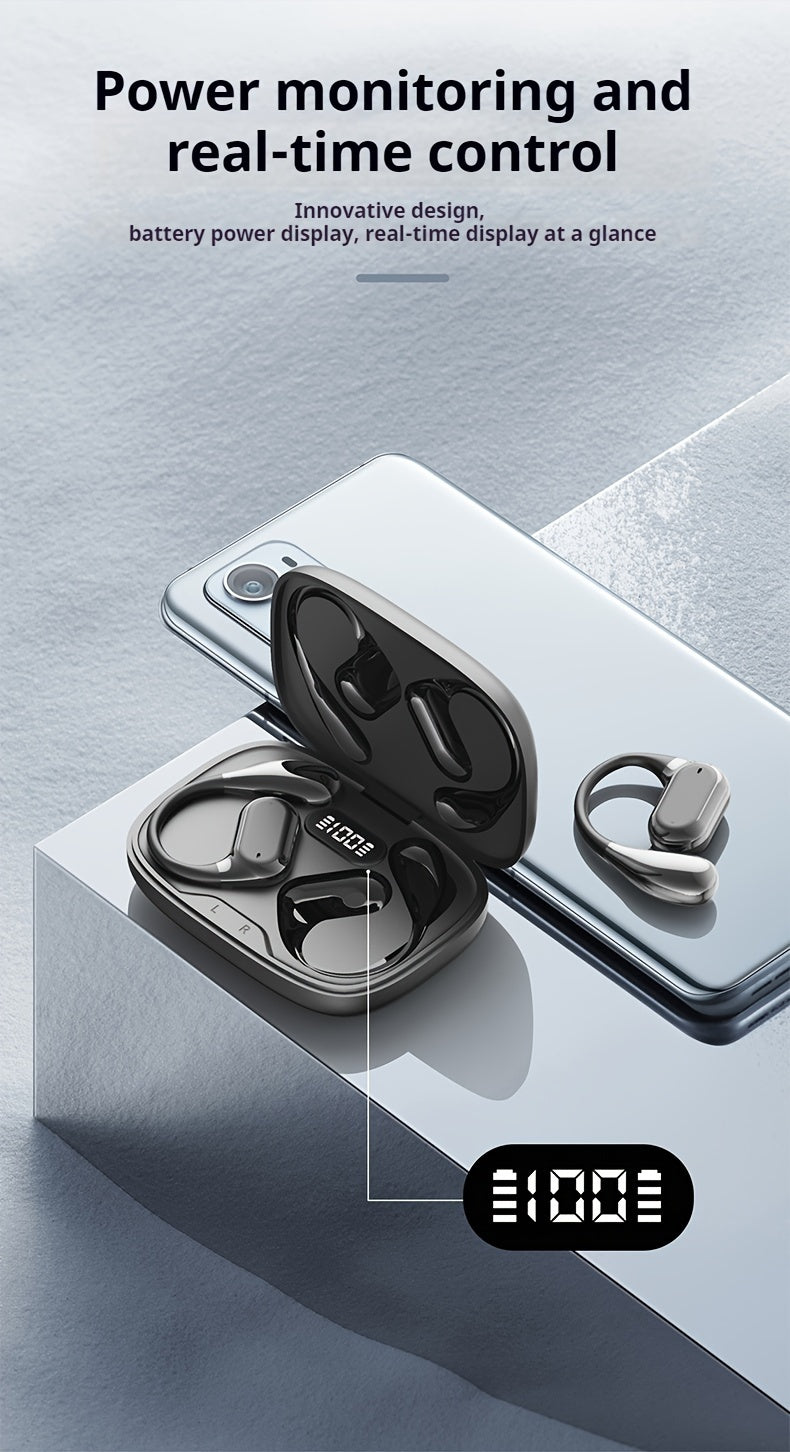 Novo estilo 2025: Fones de ouvido supra-auriculares True Wireless para música, graves potentes, som estéreo 9D, chamadas em HD, compatíveis com Android e iPhone, fones de ouvido esportivos e inteligentes, tema anime, sem f