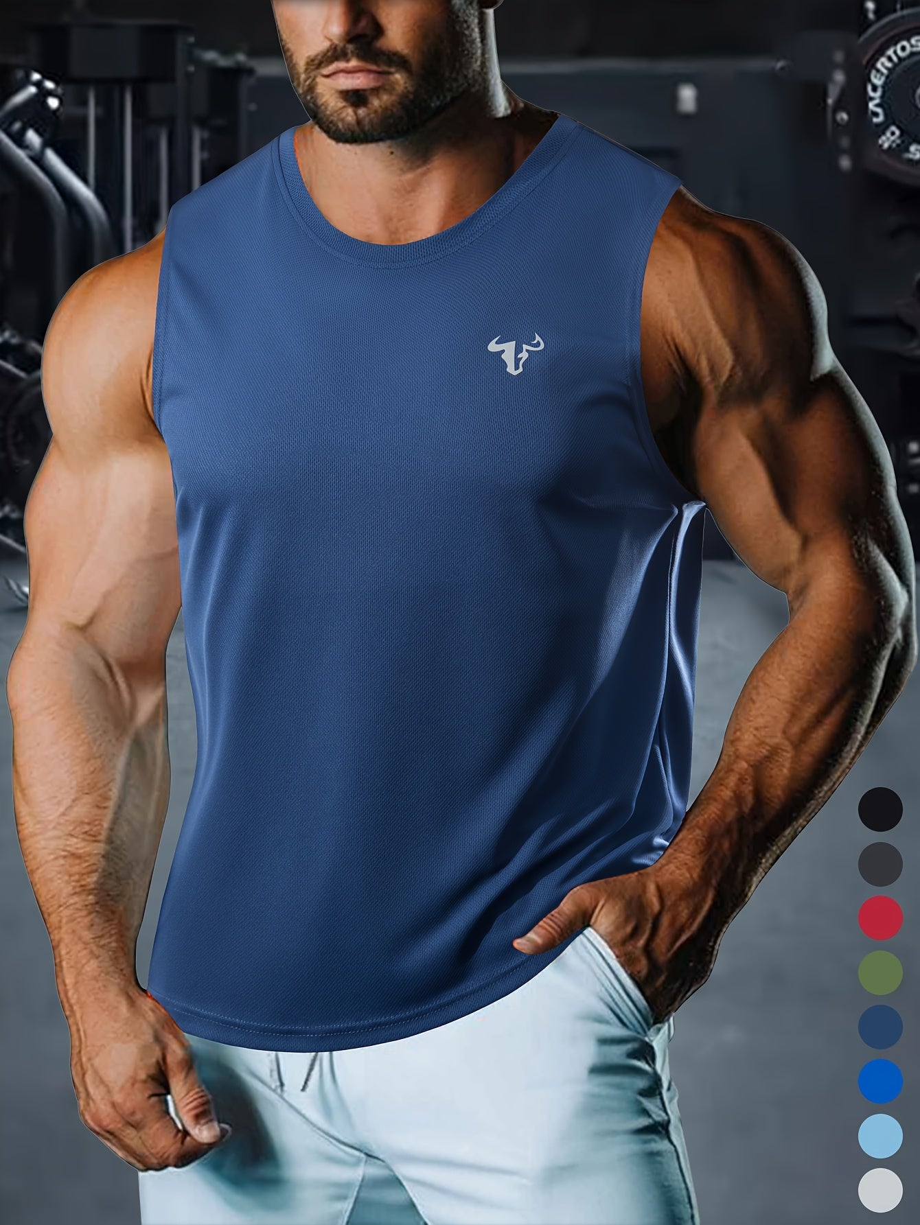 Camiseta Masculina Casual de Verão – Sem Mangas, Leve e Confortável