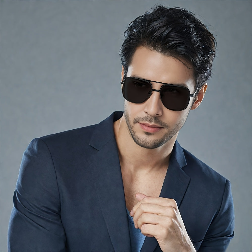 Clássico e Moderno com Óculos Polarizados, Estojo e Pano de Limpeza, Armações Estilosas, Ótica de Alta Qualidade