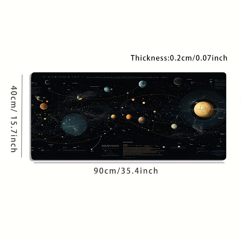 Mousepad Gamer Grande do Sistema Solar