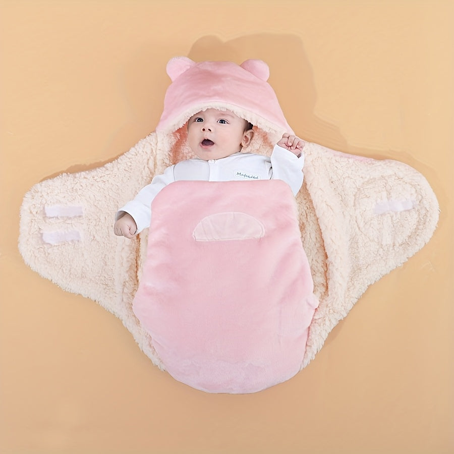 Manta de Maternidade Grossa com Estampa de Estrelas – Outono/Inverno