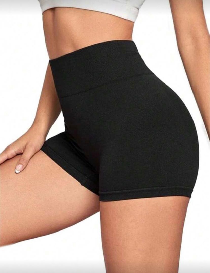 Suplex preta e cinza, cintura alta, não transparente, Fitness Academy