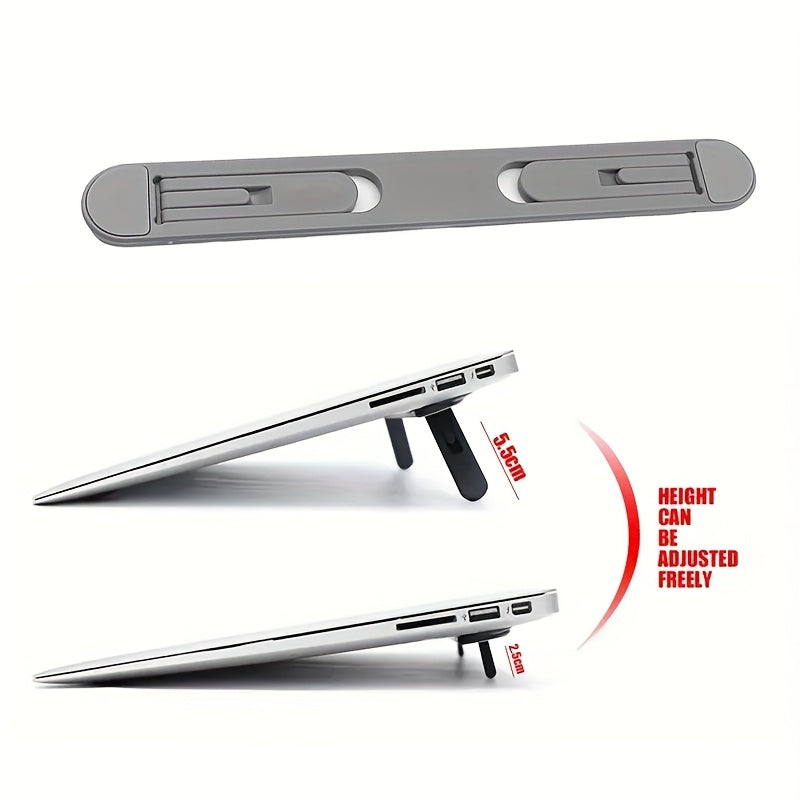 Suporte ajustável e dobrável para laptop com suporte para teclado e tablet, design com dissipador de calor para ajuste de altura, visão aprimorada – perfeito para casa, escritório, dormitório  suporte para laptop para