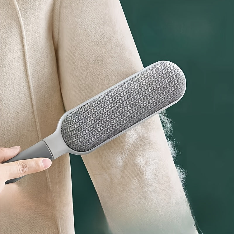 Escova reutilizável de dupla face para pelos de animais e poeira