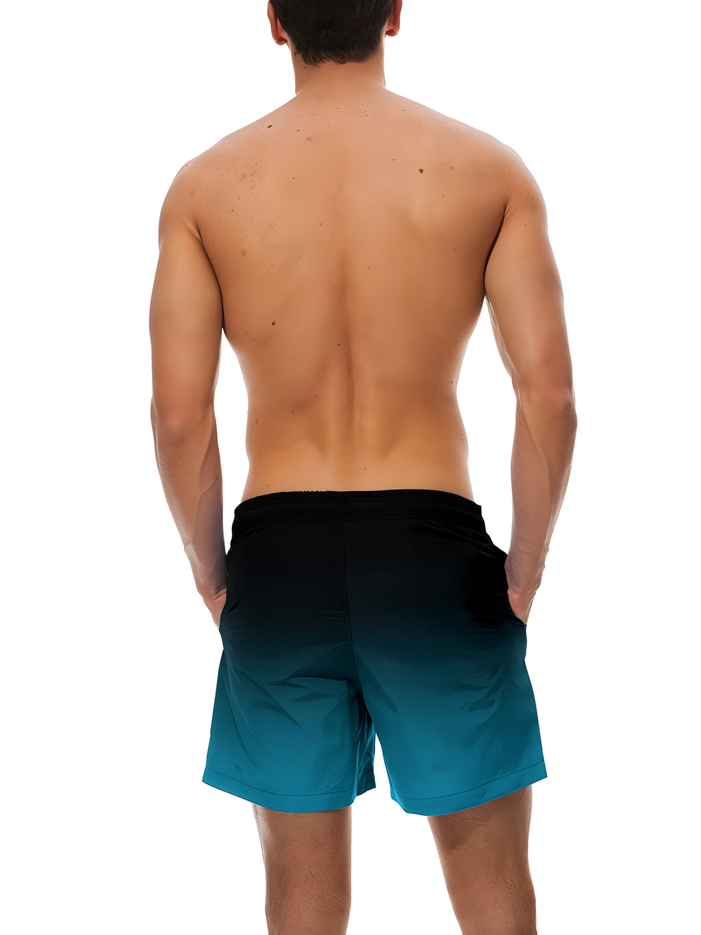 Calções Desportivos Masculinos Casuais e Elegantes – Estampa Degradê