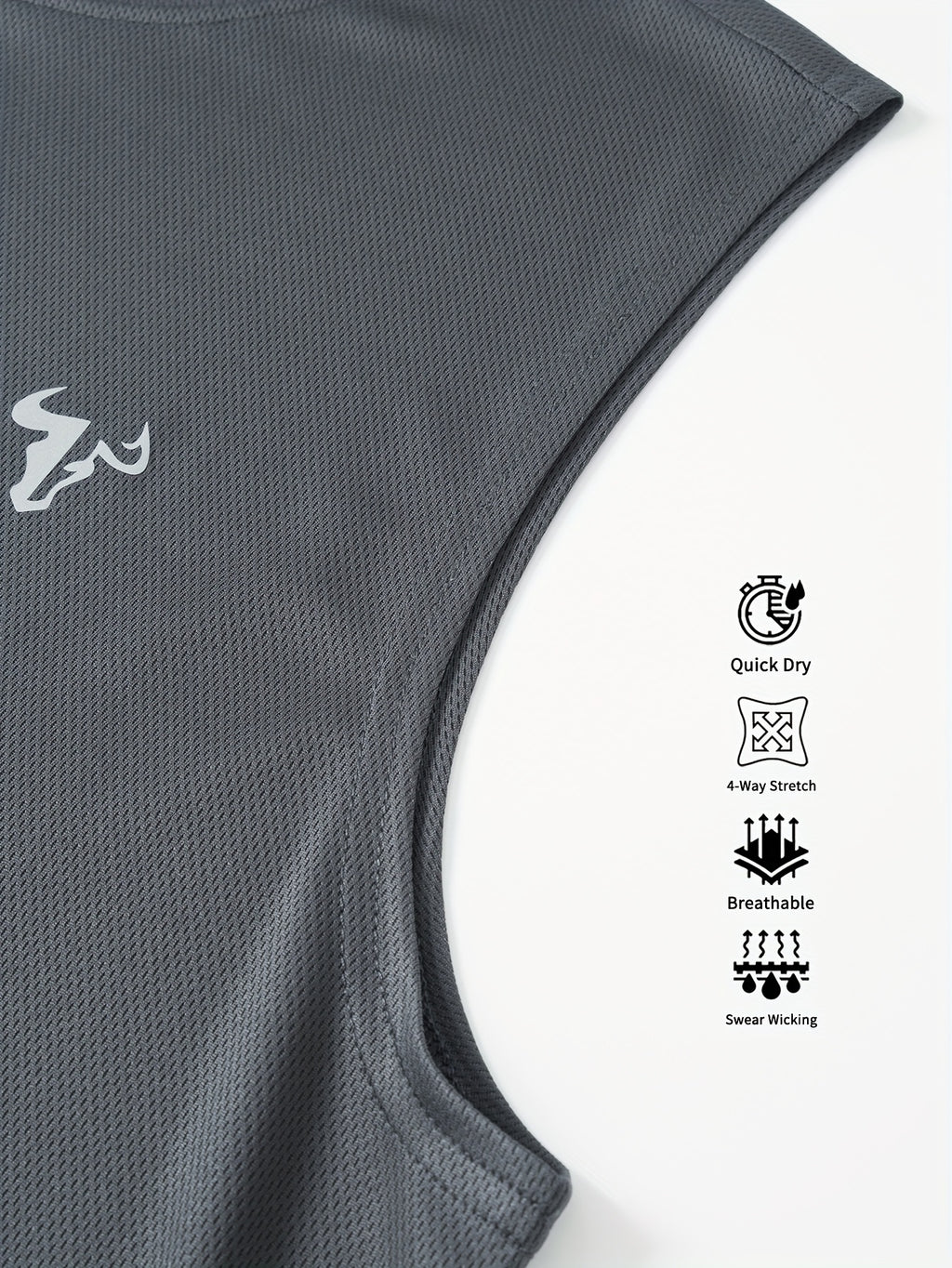 Camiseta Masculina Casual de Verão – Sem Mangas, Leve e Confortável