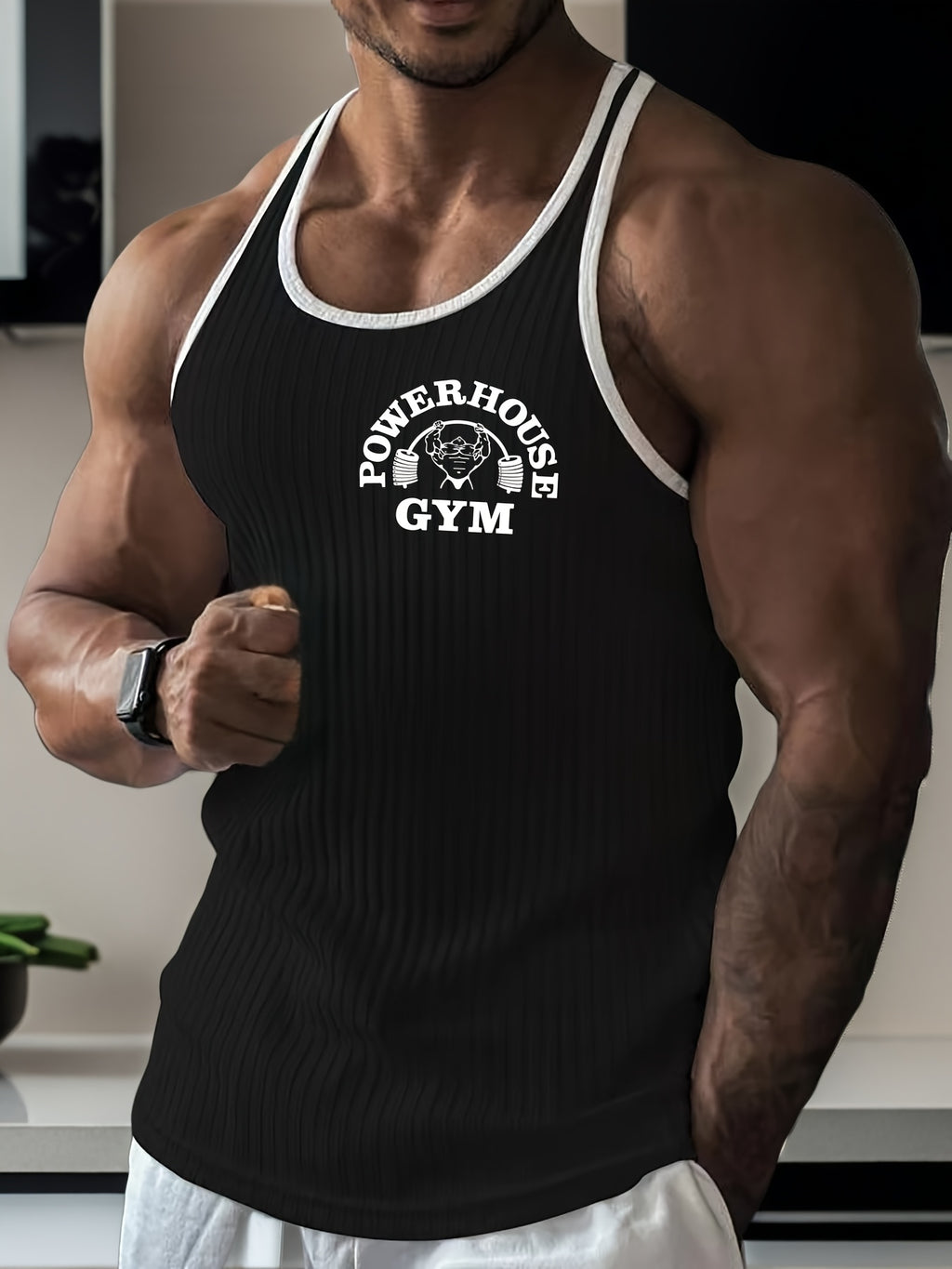 Camiseta Regata Masculina de Malha – Verão, Slim Fit e Estampa Casual