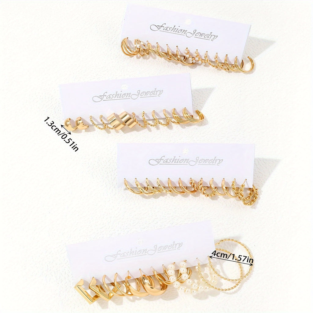 Brincos circulares elegantes