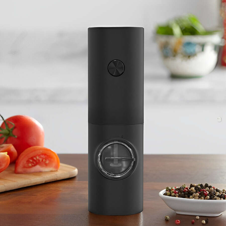 Melhor moedor elétrico automático de sal, pimenta e especiarias com ajuste de moagem.
