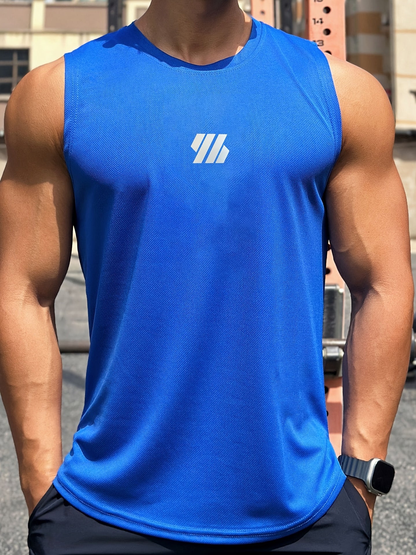 Regata esportiva masculina de verão, respirável e com estampa em tela.