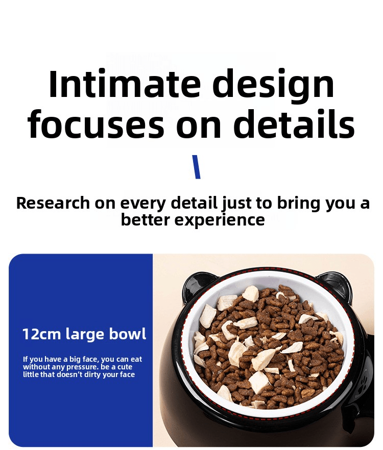 Tigela dupla para animais de estimação em aço inoxidável