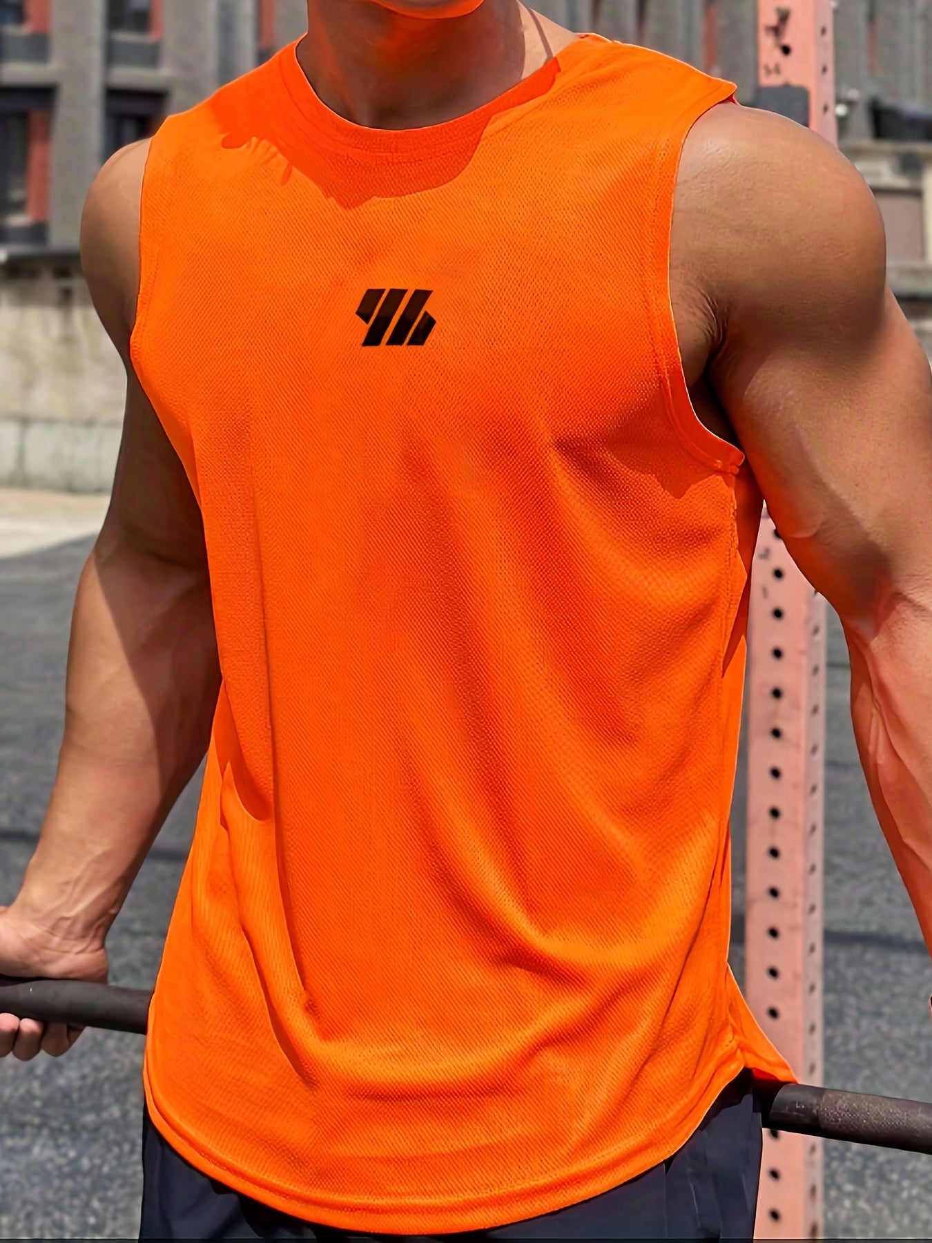 Regata esportiva masculina de verão, respirável e com estampa em tela.