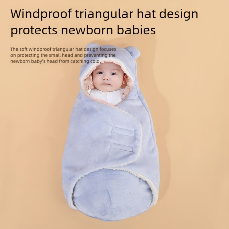 Manta de Maternidade Grossa com Estampa de Estrelas – Outono/Inverno