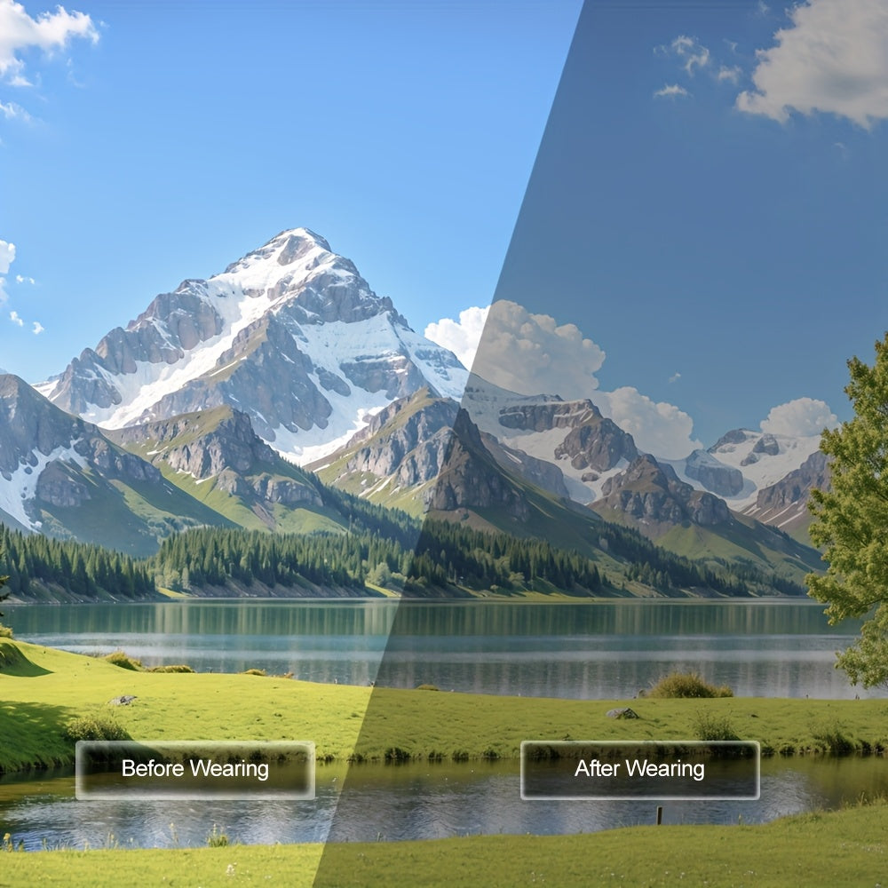 Clássico e Moderno com Óculos Polarizados, Estojo e Pano de Limpeza, Armações Estilosas, Ótica de Alta Qualidade