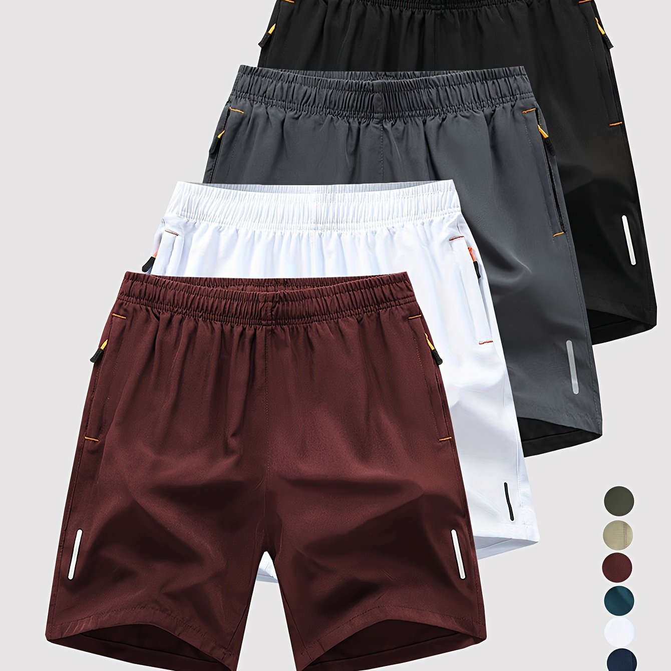 Conjunto Individual de Calções Casuais Masculinos – Estilo Moderno para Esporte e Corrida