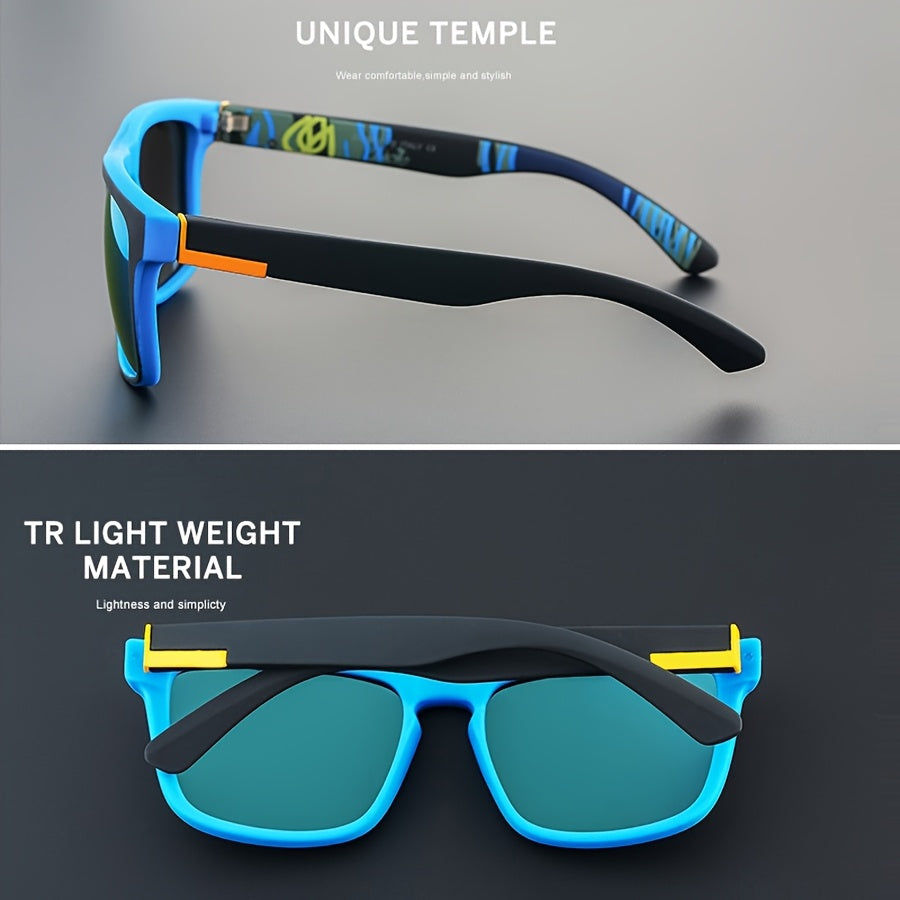 Óculos de grau quadrados retrô clássico, Antirreflexo, armação completa, lentes azul-gelo, estampa preta,design elegante e durável | Óculos estilo retrô