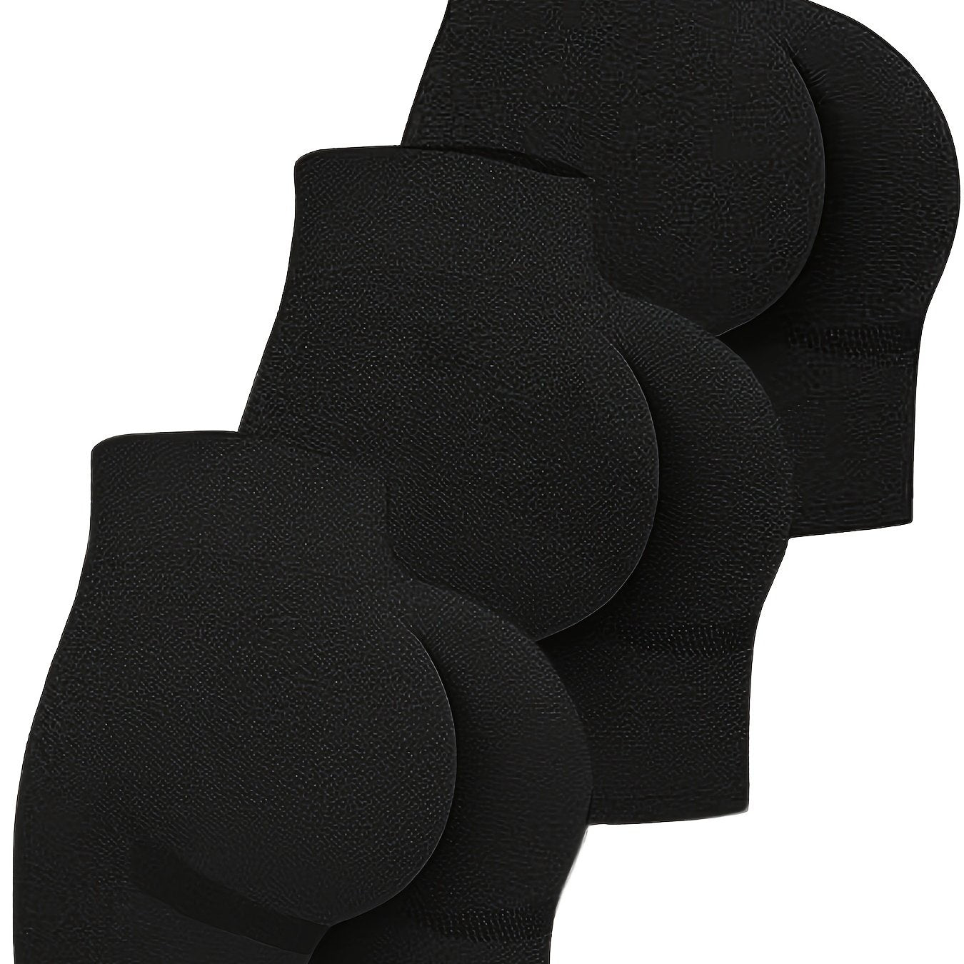 Conjunto de 3 Shorts Ciclistas Sem Costura em Cor Sólida