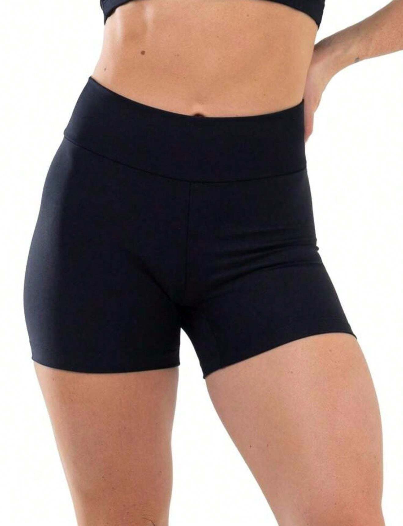 Conjunto com 2 shorts de cintura alta