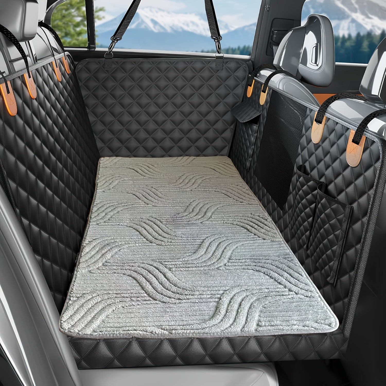 capa antiderrapante para banco de carro para cães