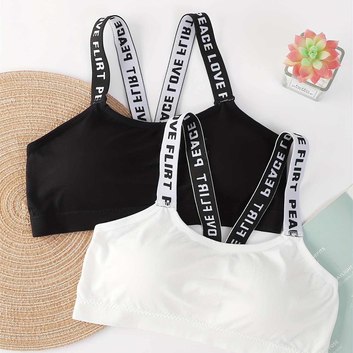 Conjunto de 2 top esportivos femininos