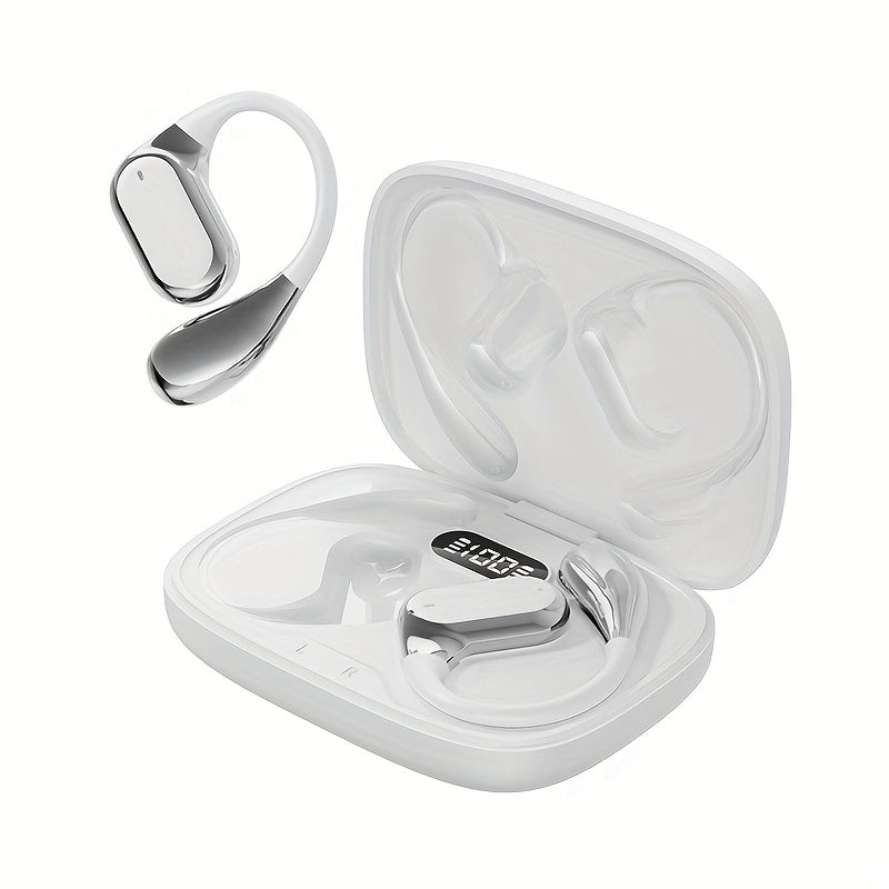 Novo fone de ouvido sem fio Senyang True Wireless On-ear para música, graves Hi-Fi, som estéreo 9D, chamadas em HD, compatível com Android e iPhone, fones de ouvido esportivos, fones de ouvido inteligentes