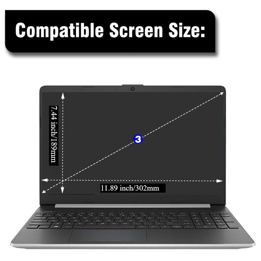 Película de Privacidade para Tela de Laptop de 14 Polegadas para Monitor Widescreen 16:10 | Filtros de Privacidade Antirreflexo e Luz Azul, Película Protetora de Tela Anti-Espionagem, Superfície Fosca, Material: Tereftalat