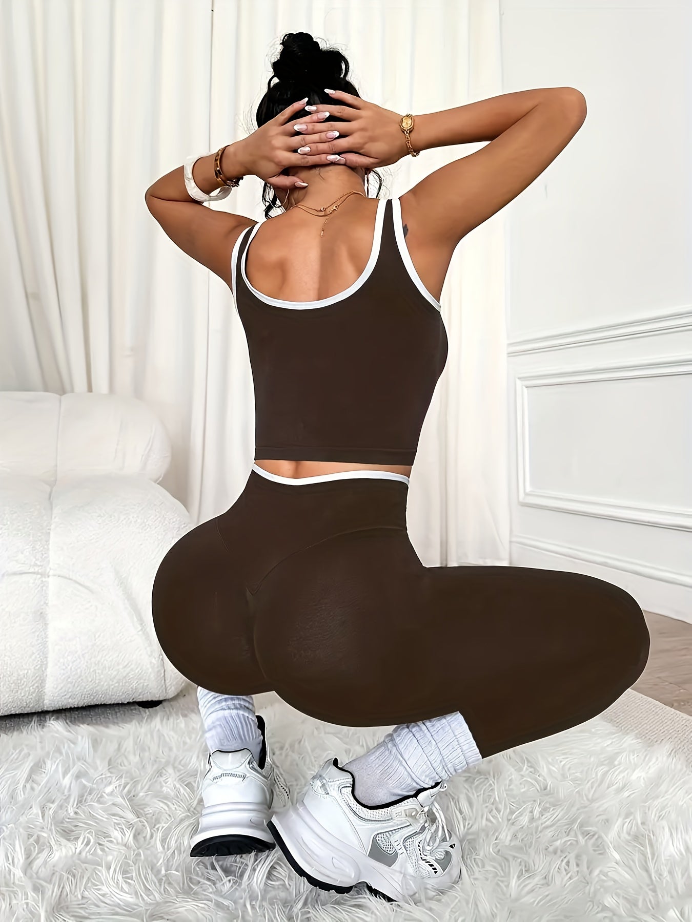 Conjuntos top e  calça Feminino