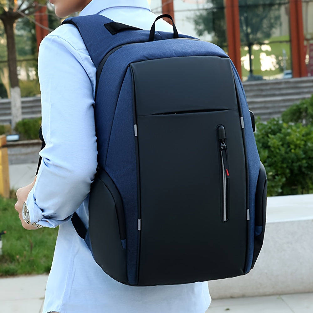 Mochila para laptop, bolsa de viagem executiva antifurto, adequada para homens e mulheres, projetada para laptops de 15,6 polegadas.