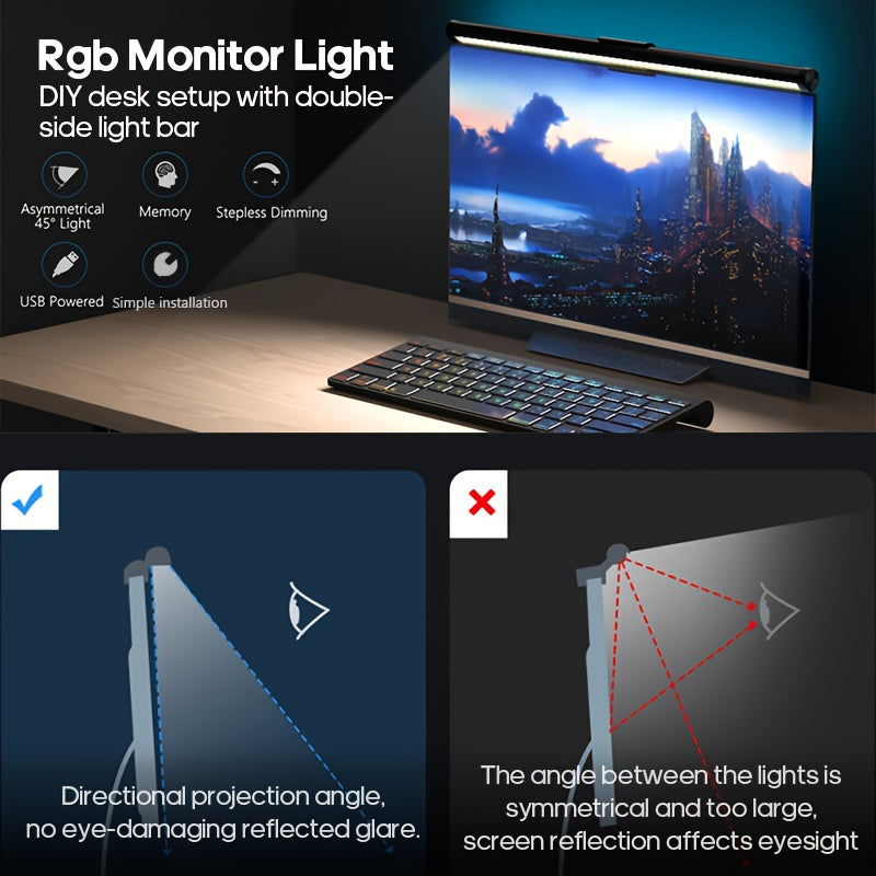 Barra de luz para monitor