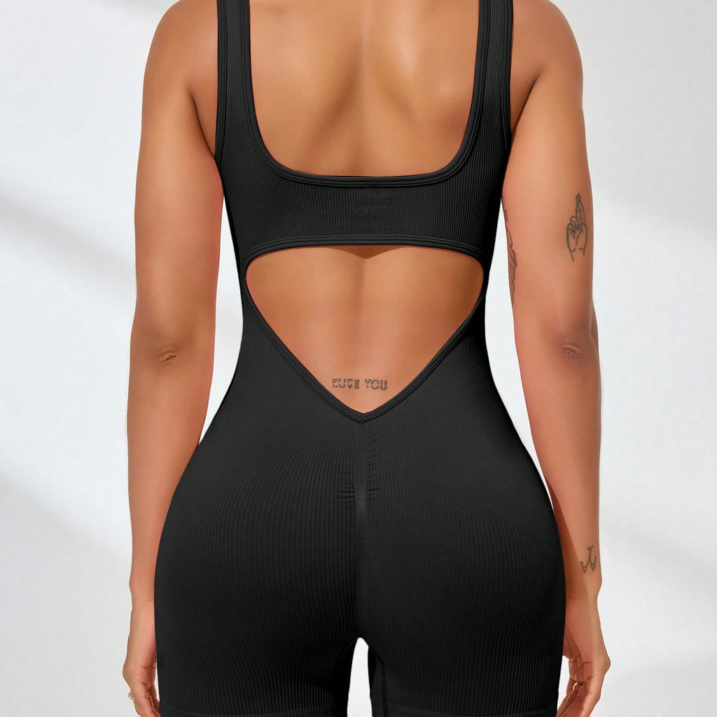 Body de ioga de cintura alta para mulheres