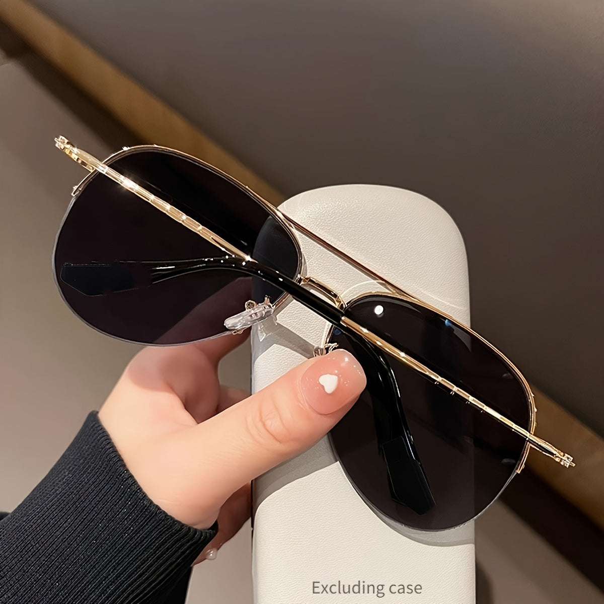 Óculos de moda unissex com armação clássica