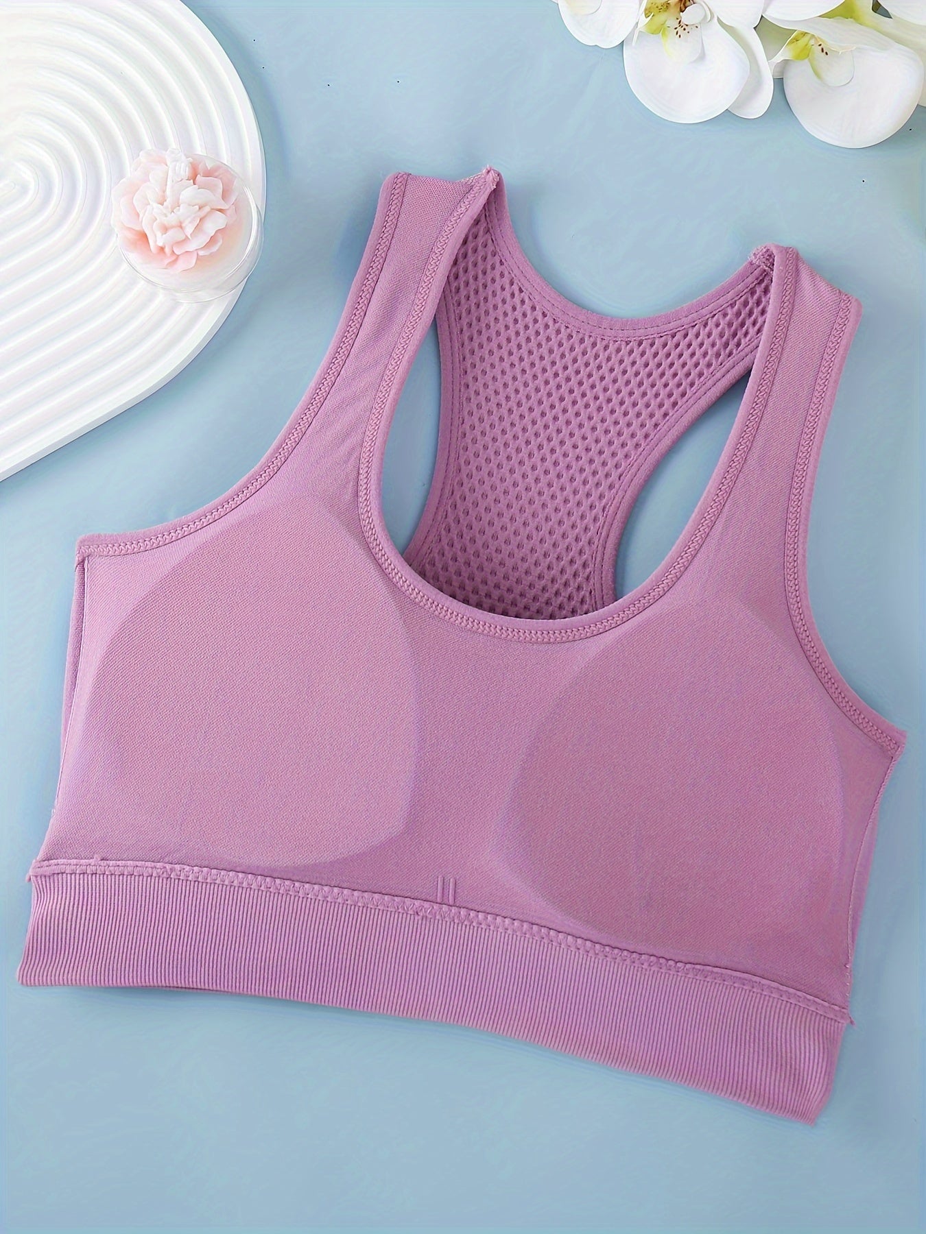 Conjunto de 3 tops esportivos femininos