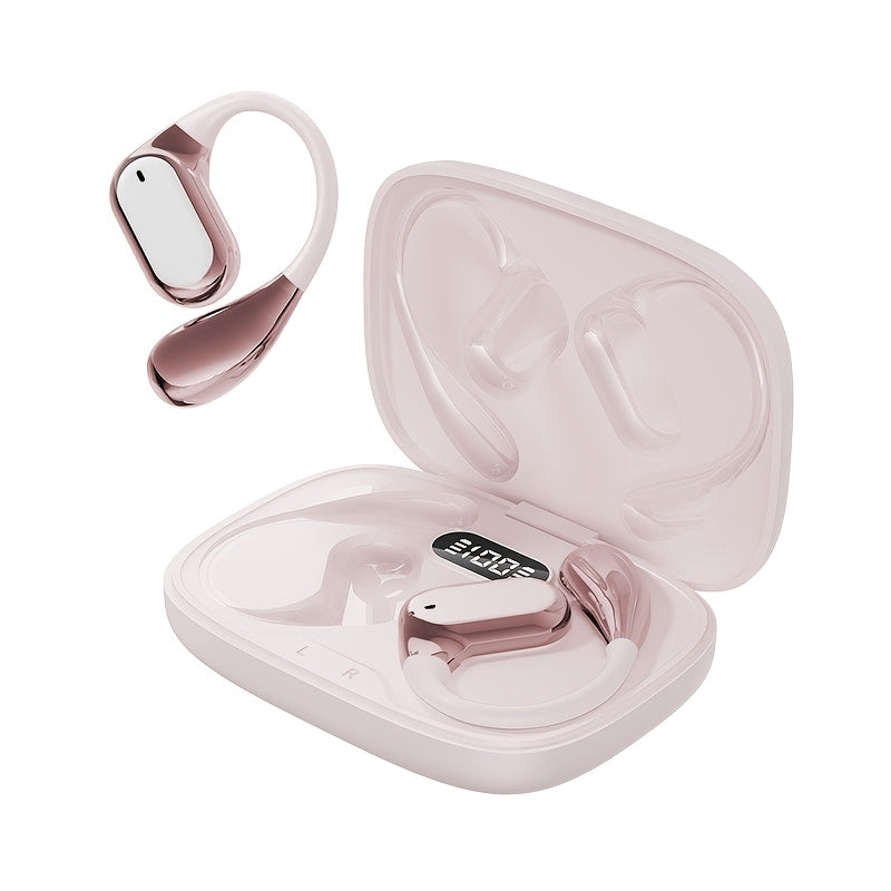 Novo fone de ouvido sem fio Senyang True Wireless On-ear para música, graves Hi-Fi, som estéreo 9D, chamadas em HD, compatível com Android e iPhone, fones de ouvido esportivos, fones de ouvido inteligentes