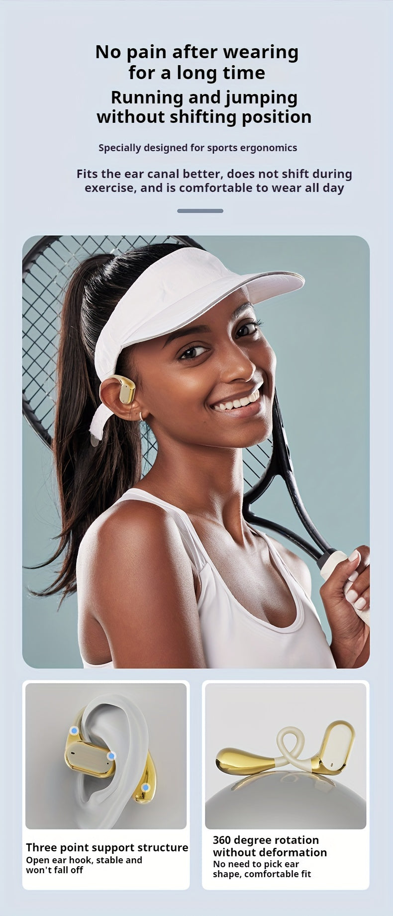 Novo estilo 2025: Fones de ouvido supra-auriculares True Wireless para música, graves potentes, som estéreo 9D, chamadas em HD, compatíveis com Android e iPhone, fones de ouvido esportivos e inteligentes, tema anime, sem f