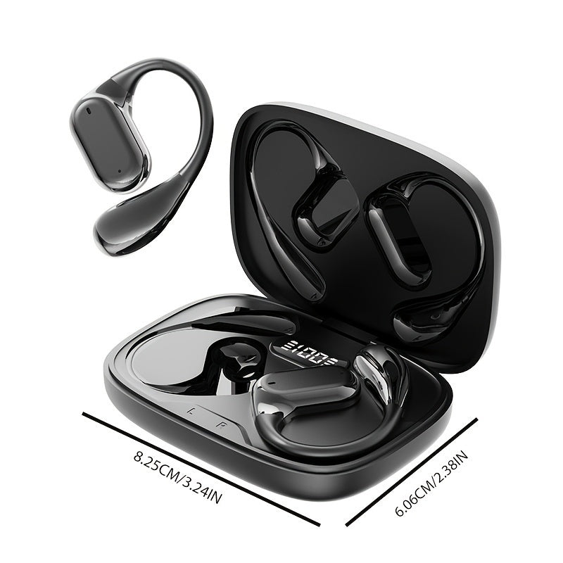 Novo fone de ouvido sem fio Senyang True Wireless On-ear para música, graves Hi-Fi, som estéreo 9D, chamadas em HD, compatível com Android e iPhone, fones de ouvido esportivos, fones de ouvido inteligentes