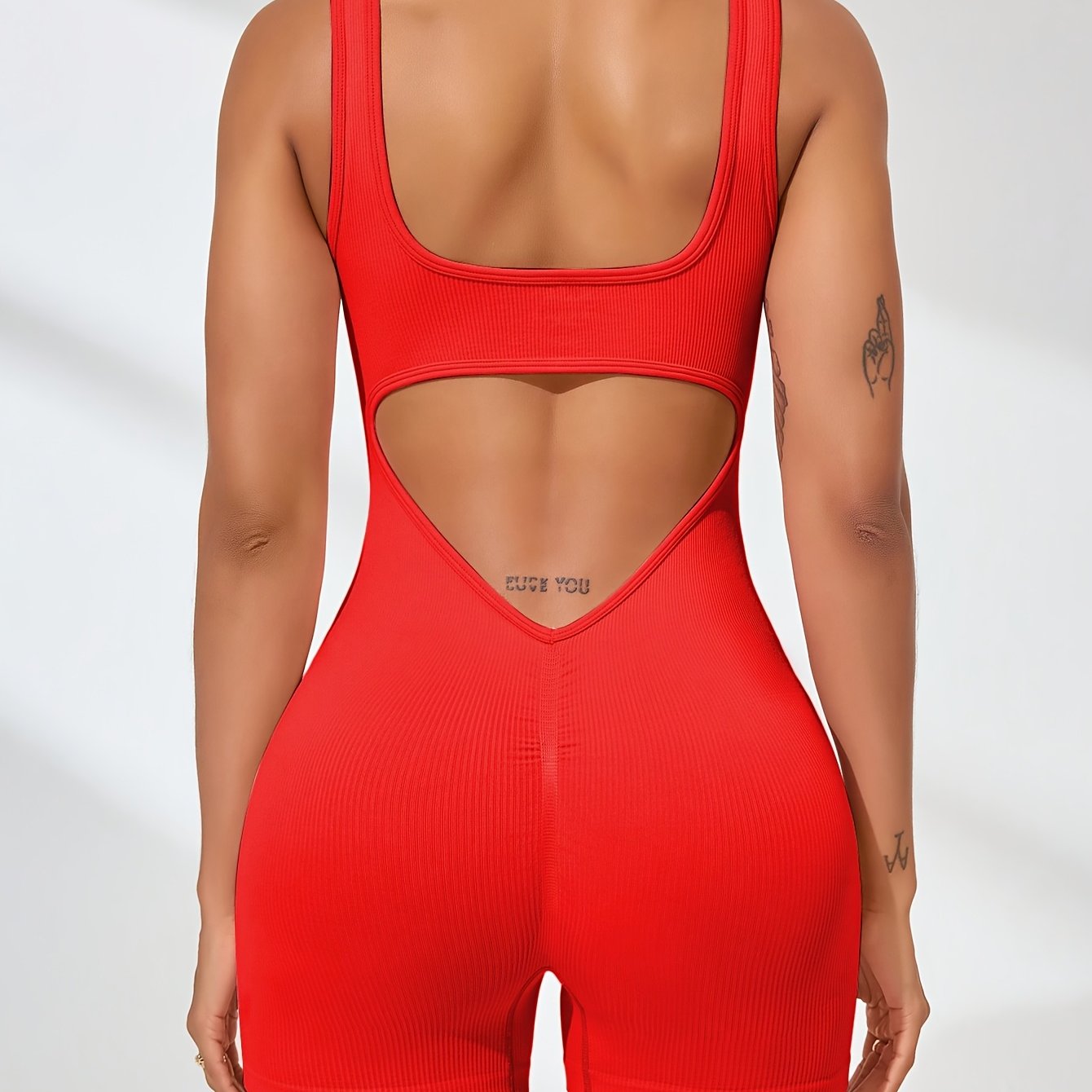 Body de ioga de cintura alta para mulheres