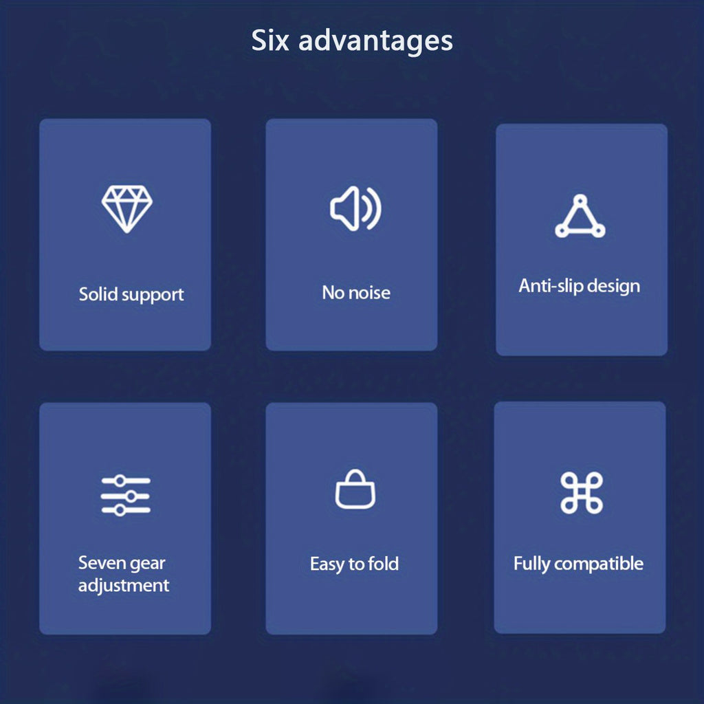 Suporte dobrável para laptop com cooler, compatível com laptops de 11 a 17,3 polegadas