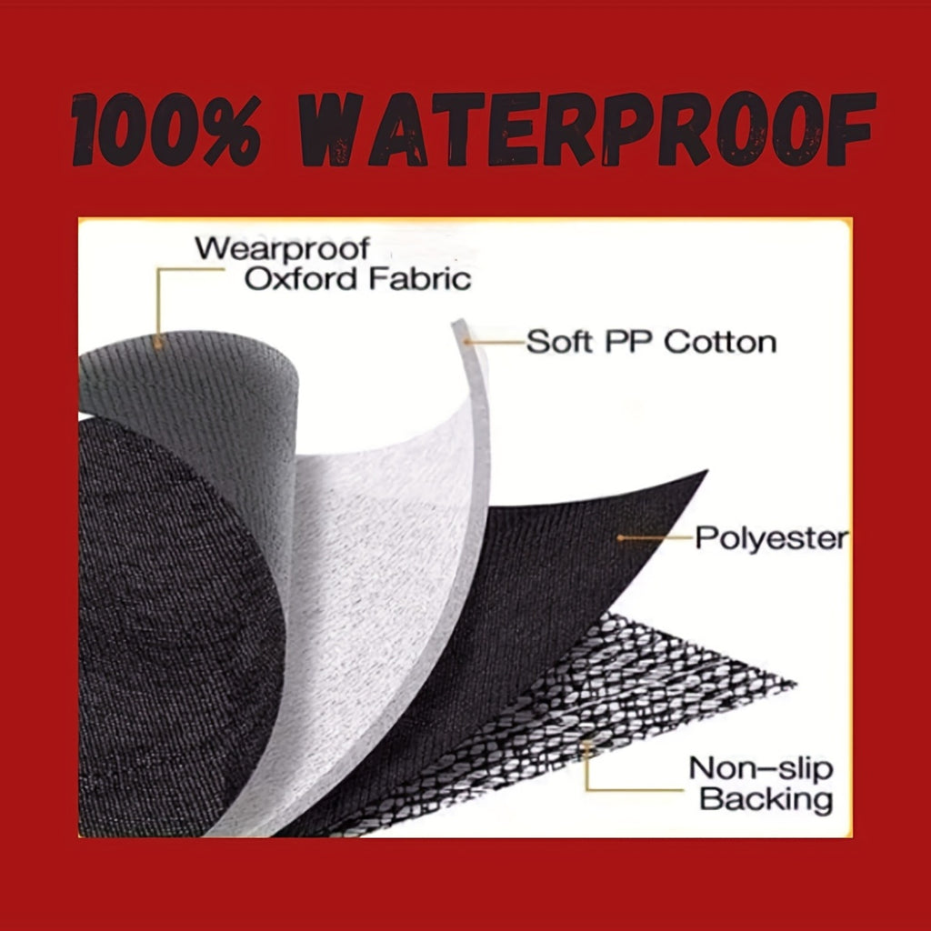 Capa protetora impermeável e resistente 600D para banco traseiro de cachorro - Rede antiderrapante e à prova de arranhões, feita de poliéster macio e durável, com ajuste universal para proteção do banco traseiro de car