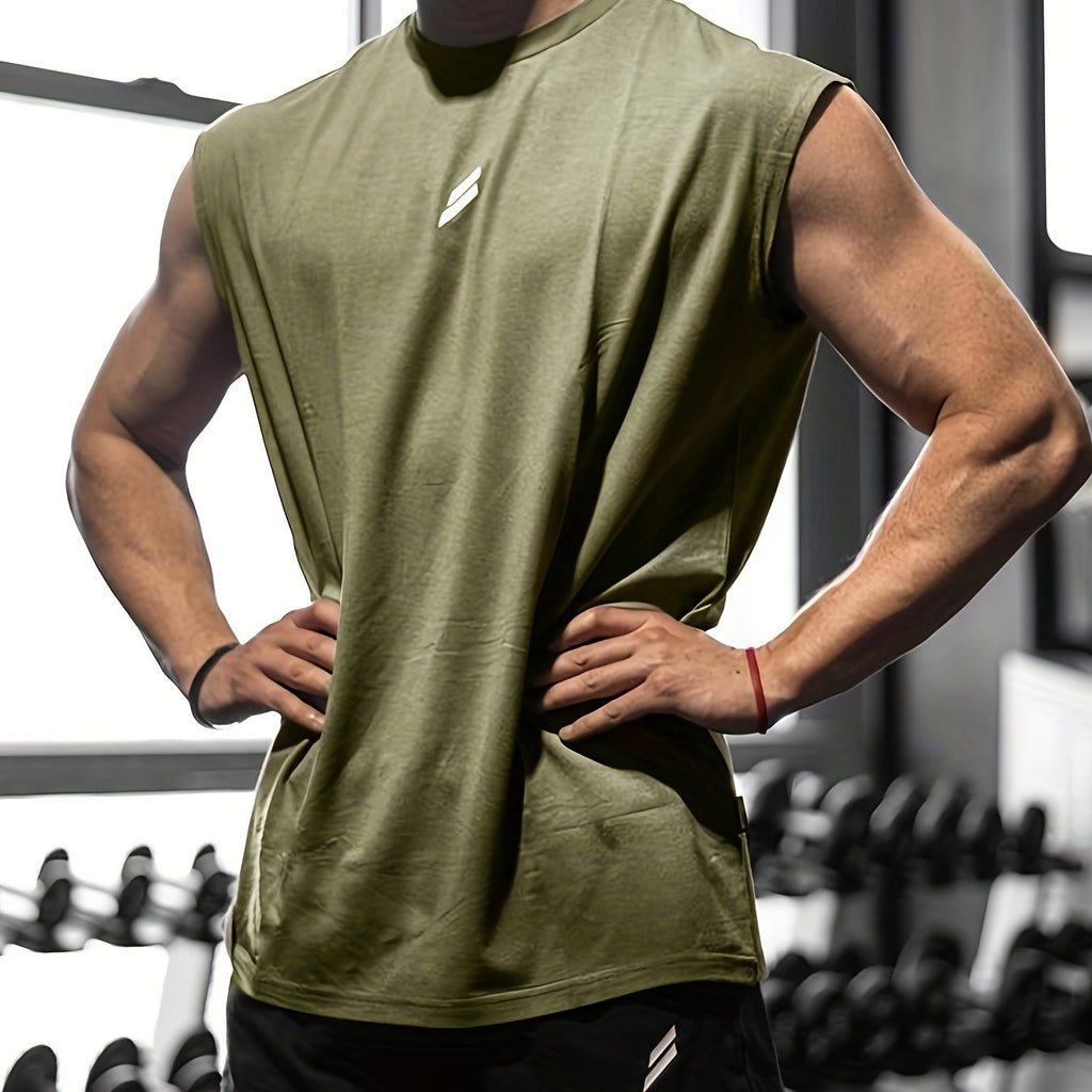 Camiseta Fitness Masculina de Verão – Secagem Rápida e Respirável